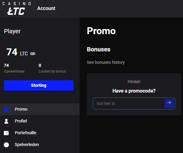 LTCCasino Bonus